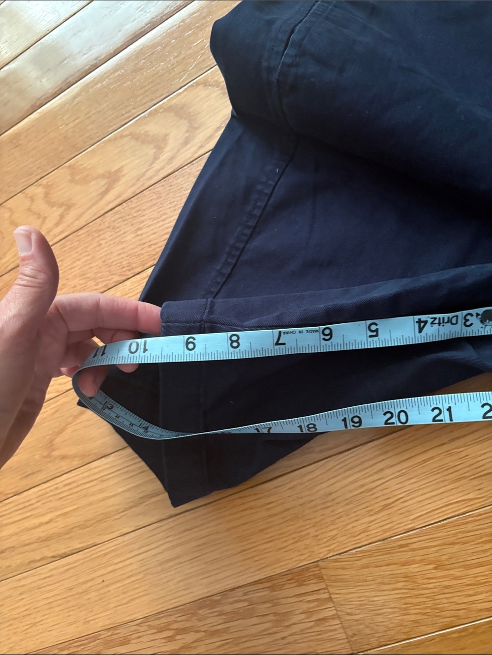 J. Crew Navy Mid-Rise Tailored Bermuda Shorts - Picture 9 of 10
